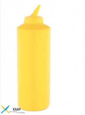 Диспенсер для соус 750 мл. с вращающимся наконечником (желтый)