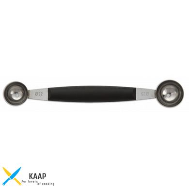 Кухонный нож карбовочный для дыни двойной Ø2/2,2 см. Arcos с черной пластиковой ручкой (613100)