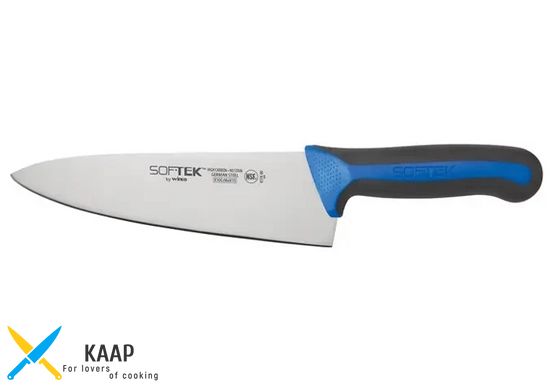 Ніж кухарський 20 см широке лезо з ковзною ручкою Sof-Tek Winco KSTK-80