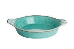 Блюдо для запікання 18 см. фарфорова, бірюзова Seasons Turquoise, Porland