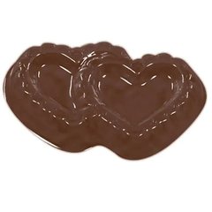 Форма для шоколада "Два сердца" 90-1021