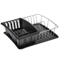 Сушарка для посуду та столових приладів з піддоном 35x32х12 см. LIPSIA METALTEX