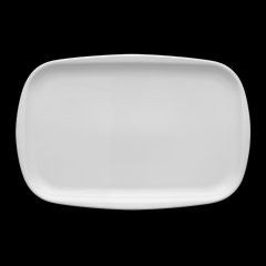 Блюдо прямоугольное 32х20,5 см. фарфоровый, белый Scandia, Lubiana 0958