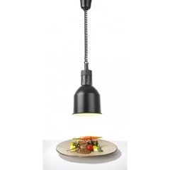 Цилиндрическая лампа для подогрева блюд с регулируемой высотой ø175x(H)250 мм. 230V / 250W черный