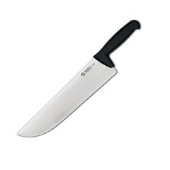 Нож слайсер мясника с широким лезвием 36 см с черной пластиковой ручкой Supra, Sanelli Ambrogio S310.036