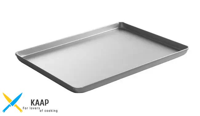 Піднос для викладки кондитерський 40х30х2 см. сріблястий, алюмінієвий