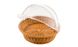 Корзина для хлеба 40х10 см. круглая, коричневая FoREST Без крышки (крышка 529003)