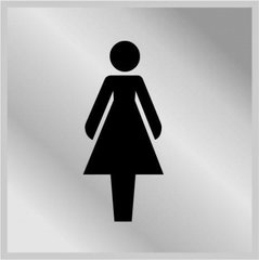 Табличка "Женский туалет". 3003