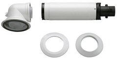 Комплект коаксиальный AZB 918 горизонтальный для конденсационных котлов, длина 335-530 мм, диаметр Bosch
