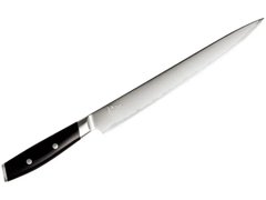 Кухонний ніж для нарізки 25,5 см. MON, Yaxell з чорною ручкою з Канва-Мікарта (36309)