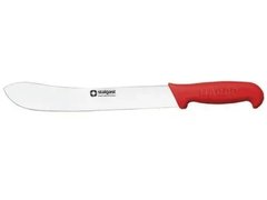 Ніж кухонний м'ясника 26,5 см. Stalgast із червоною пластиковою ручкою (208261)