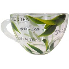 Чашка 200 мл скляна з малюнком Green Tea Прага