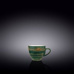 Чашка кавова Wilmax SPIRAL GREEN 75мл WL-669533/A
