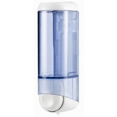Дозатор жидкого мыла 0.25 л, белый/прозрачный, пластик. A60501