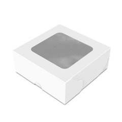 Коробка для суші (суші бокс) та солодощів міді Біла 130х130х50 мм