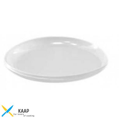 Тарелка одноразовая круглая 165 мм (16,5 см). 100 шт/уп пластиковая, белая