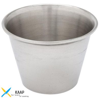 Соусник-стакан для соуса металл 75 мл. 60х40 мм (6х4 см) нержавеющая сталь
