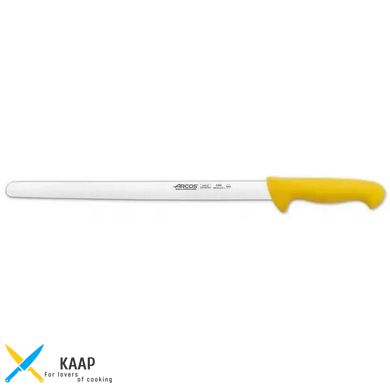 Нож кухонный для нарезки 35 см. 2900, Arcos с желтой пластиковой ручкой (293500)