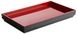 Блюдо-піднос меламіновий (червоно-чорний) GN1/1, 530x325 мм, h-3 см