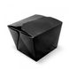 Коробка для локшини ВОК 700мл | Чорна/Біла 1PE 85х85х82,5 мм