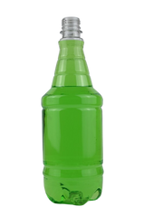 Бутылка ПЭТ Граната 1 литр пластиковая, одноразовая (крышка отдельно)