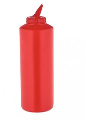 Диспенсер для соусу 750 мл. з обертовим наконечником (червоний)
