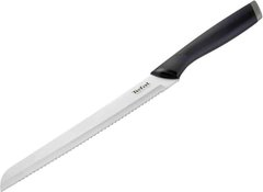Нож для хлеба с чехлом Comfort, 20 см, нержавеющая сталь, пластик, черный Tefal !R_K2213444