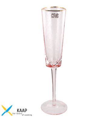 Бокал для шампанского 150 мл. треугольный "Красный трайангел", УП4, Olens TR002-2