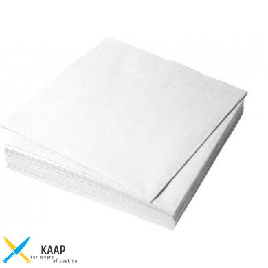 Салфетки бумажные 1/4 S 30х30 см 100 шт 1слоя HoReCa белые