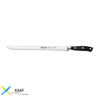 Нож кухонный для окорока 30 см. Riviera, Arcos с черной пластиковой ручкой (231100)
