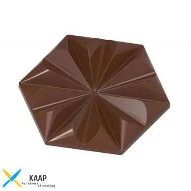 Форма для шоколаду "Руби" 103,5x89,5 H 13,5 мм, 1x2 шт x 56 gr