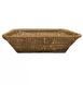 Корзина для хлеба коричневая 22х14х5см Helios 7318
