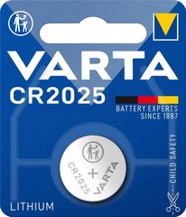 Батарейка VARTA літієва CR2025 блістер, 1 шт.