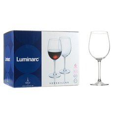 Набір келихів для вина скляних Luminarc "Versailles" 580 мл 6 шт (N1011)