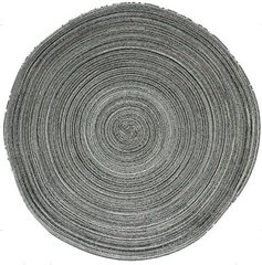 Килимок сервірувальний 38 см "Маунт" круглий сірий 6610-12.