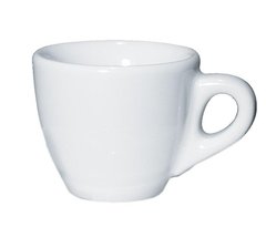 Чашка 55 мл. фарфоровая, белая espresso Palermo, Ancap