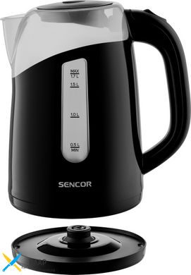 Електрочайник Sencor Series 1700, 1,7л, Strix, пластик, чорний