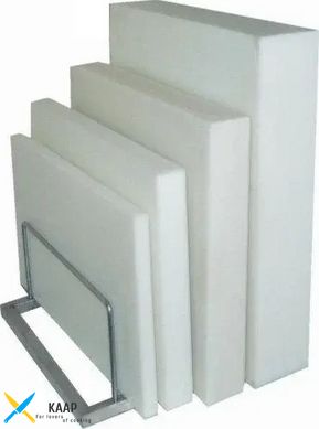 Дошка поліетиленова для рубки 50х50х10 см. квадратна, біла Durplastics