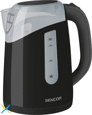 Електрочайник Sencor Series 1700, 1,7л, Strix, пластик, чорний