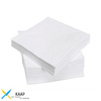 Серветки паперові 1/4 D 30х30 см 180 шт. 2ша HoReCa білі PROservice