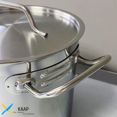 Каструля з нержавіючої сталі з антипригарним покриттям 4,4 л (&Oslash; 20 см), Atelier Gastro Кухонной посуды, для індукції з кришкою