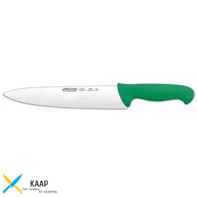 Кухонний ніж кухарський 25 см., Arcos із зеленою пластиковою ручкою (292221)