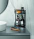 Полка угловая METALTEX 20х20х30 см черное покрытие Touch-Therm ORIGIN LAVA (401116)