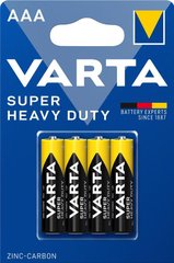 Батарейка VARTA Super Heavy Duty вугільно-цинкова AAA BLI 4 блістер, 4 шт.
