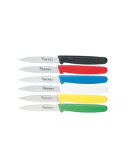 Набор ножей 9 см. 6 шт. .Hendi с пластиковой ручкой разных цветов (842010)