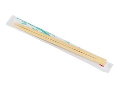 Палички для суші бамбукові в паперовому індивідуальному пакованні 210х4,2 мм 100 шт (30 упа у ящику)