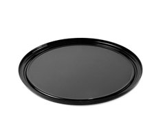 Блюдо для выкладки круглое поликарбонат 38.5 см черное