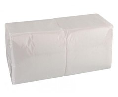 Серветки паперові 30х30 см 200 шт. 2 шари HoReCa білі