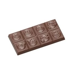 Форма для шоколада "Смайлики" 97x48x8 мм.