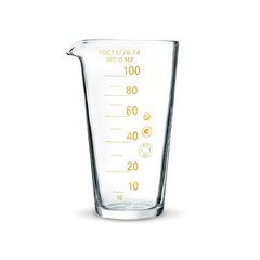 Мензурка (мірна склянка) 100 мл. шкала 10мл. скляний ГОСТ 1770-74